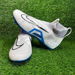 Size 17 - Mens Nike Alpha Menace Elite 3 White Royal Football Cleats DM1792-106